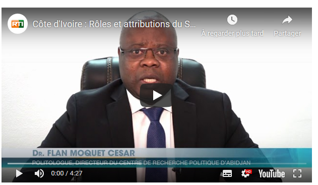 Dr. Flan Moquet César (Politologue): 